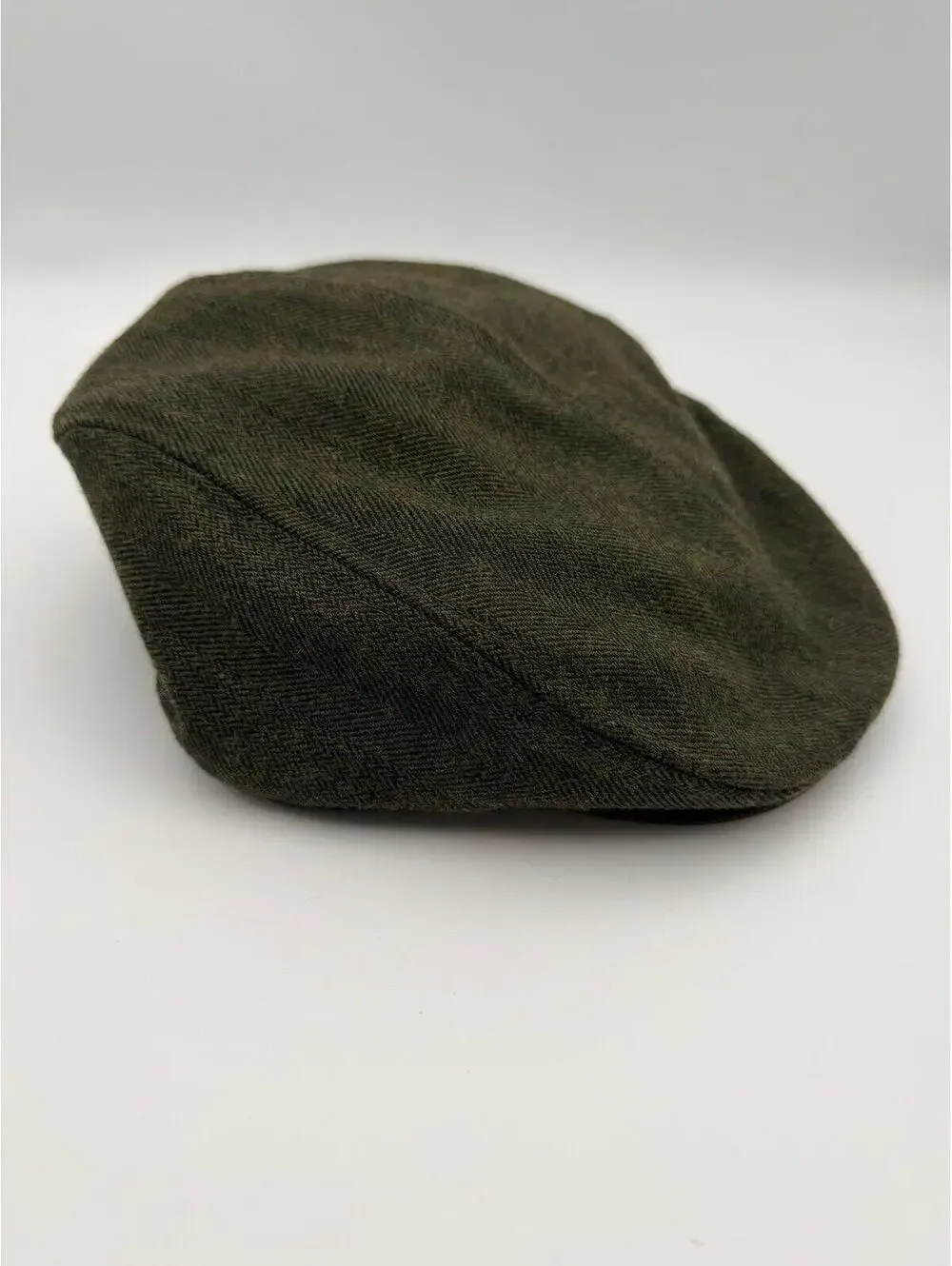 VTG DPC 1921 Wool Blend News Boy Hat Green
